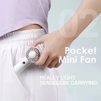 USB 미니 학생 선풍기, 큰 바람 휴대용 선풍기, 야외 포켓 터보 선풍기, 충전식 휴대용 미니 전기 선풍기