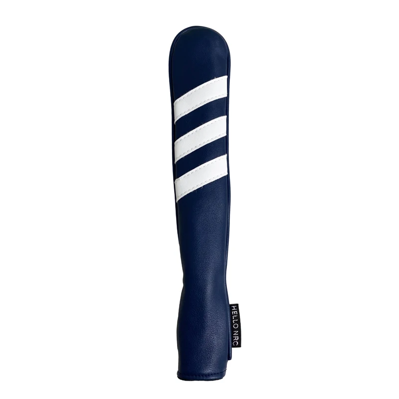 Striped navy blue