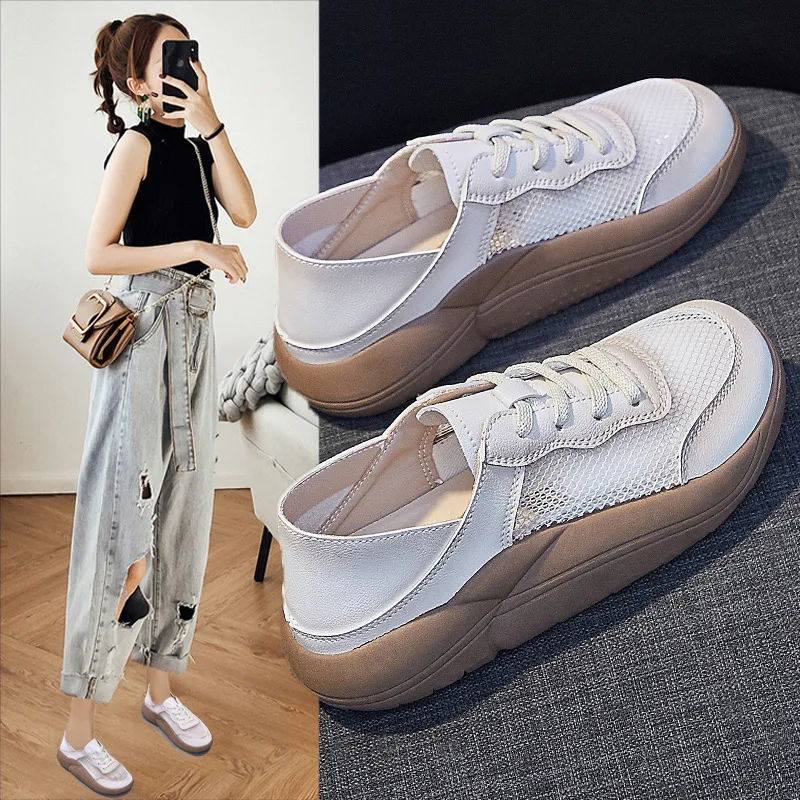 

Women Fashion Casual Sneakers 2023 Spring New Mesh Breathable Sports Shoes Female Outdoor Fashion Running Hiking Walking Shoes