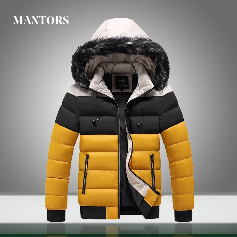 best winter coats for men New Parka Jackets Fur Collar Men Autumn Winter Mens Warm Thick Outwear Coats Solid Splice Casual Hooded Windbreak Jacket Fitness parka jacket