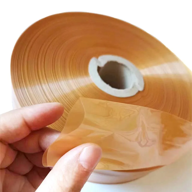 Sausage Casings 5Mx55mm Plastic Sausage Casings Food Grade Meat Packing Golden Casing for Sausage Shell for Maker Tools Kitchen Tools