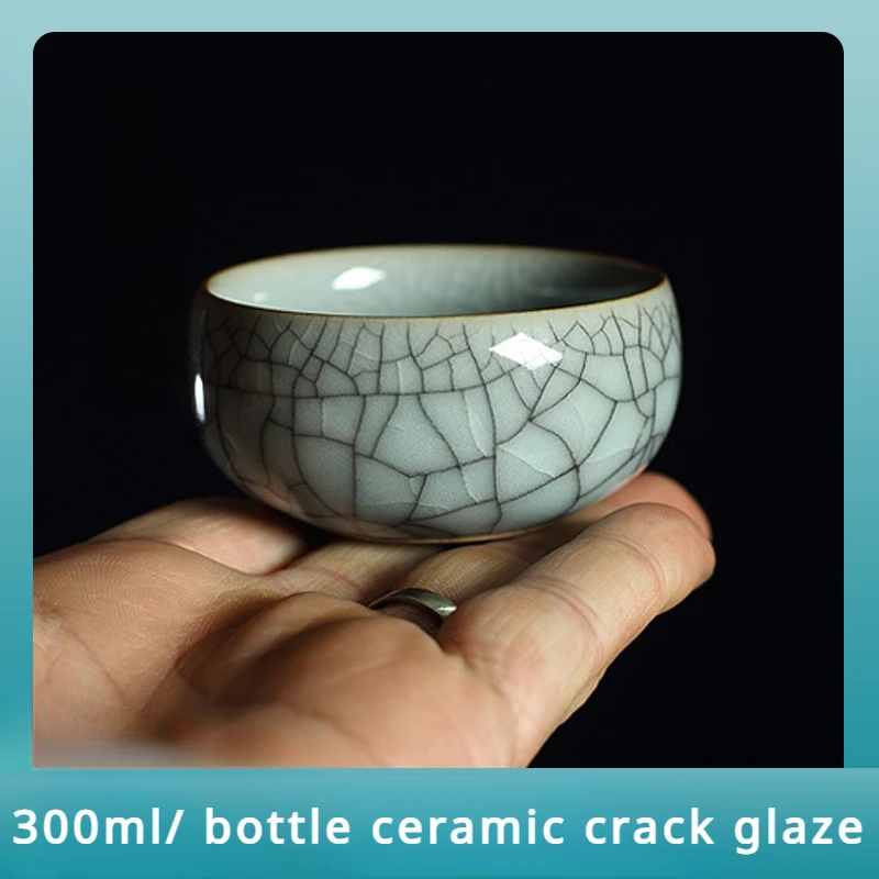 300ml/ Bottle Ceramic Crack Glaze Environmental Protection Non-toxic DIY Pottery Handicrafts Ice Crack Pattern Coloring Pigment