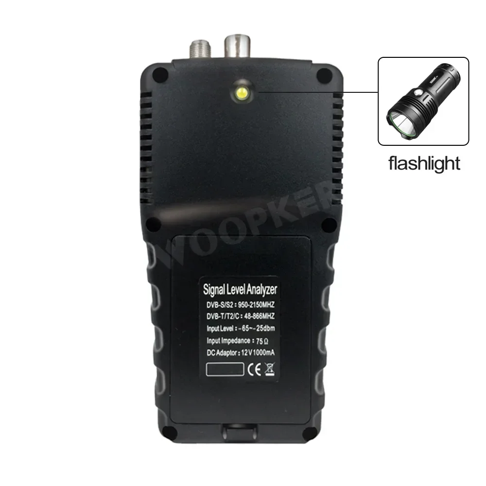 VF 6800P Satellite Finder DVB-T2 DVB-S2 DVB-C MPEG4 Digital Sat Finder Meter 2.4 Inch LCD HD for TV Tuner