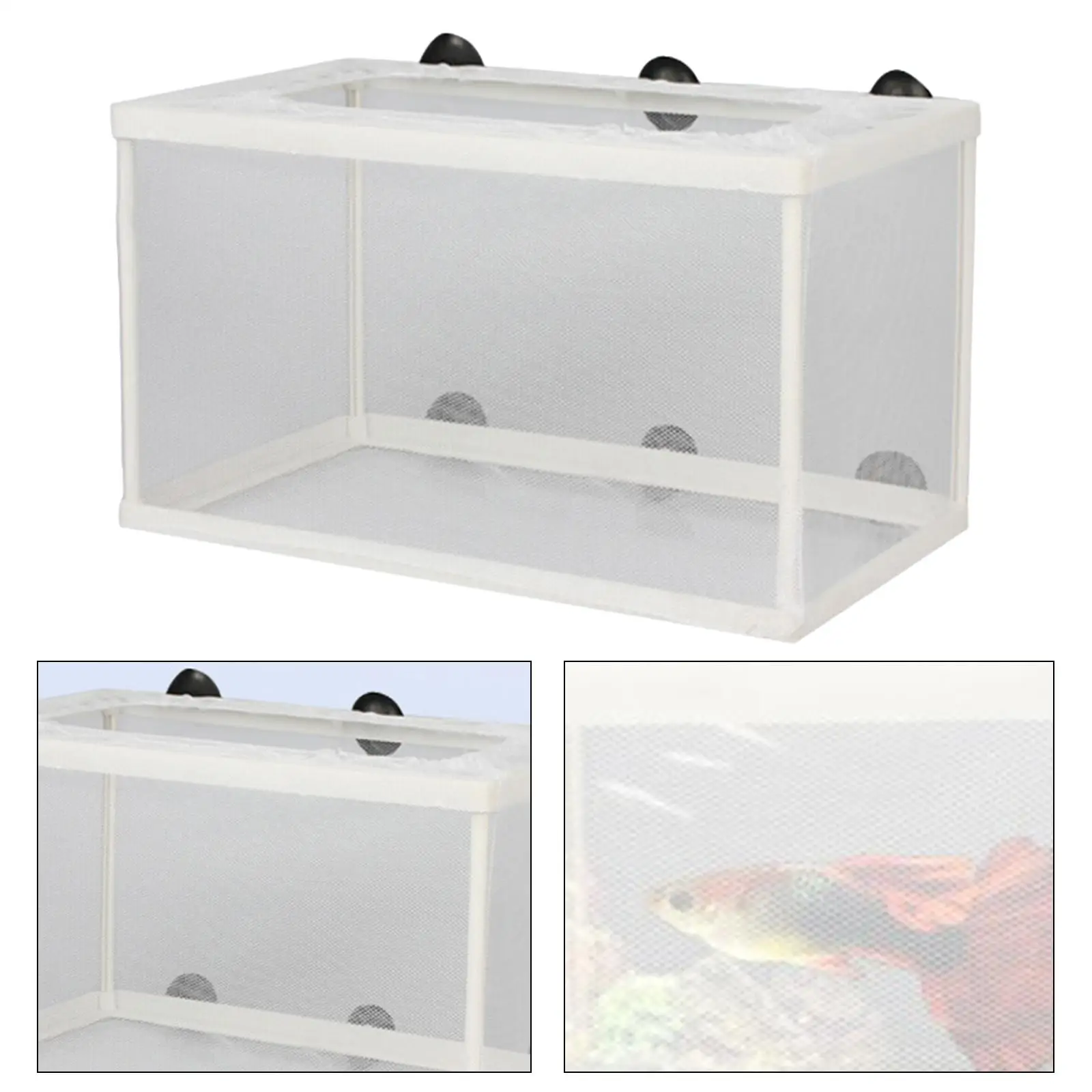 Fish Breeder Box Separation Juvenile Spawning Incubator Hatching Mesh Breeding Isolation Net For Newborn Fry Clownfish