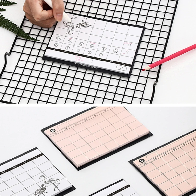 Desktop Weekly Planner 30 Sheets Tear-off Self-adhesive Personalize Monthly  Calendar To Do List Pad Office Daily Journal - Memo Pad - AliExpress