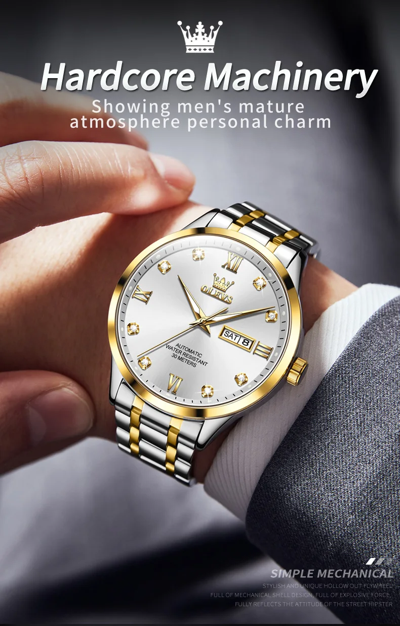 OLEVS 9946 Automatic Mechanical Watch description image 5