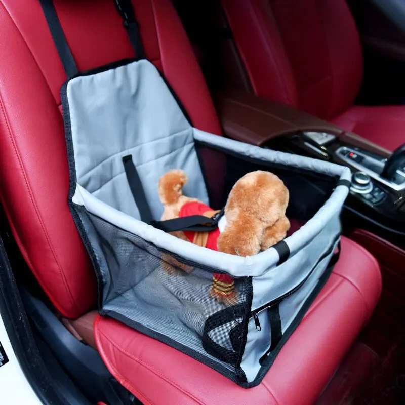 Premium Dog/Cat Car Seat Cushion with Waterproof Hanging Bag - Safe and Comfortable Travelling Experience 2