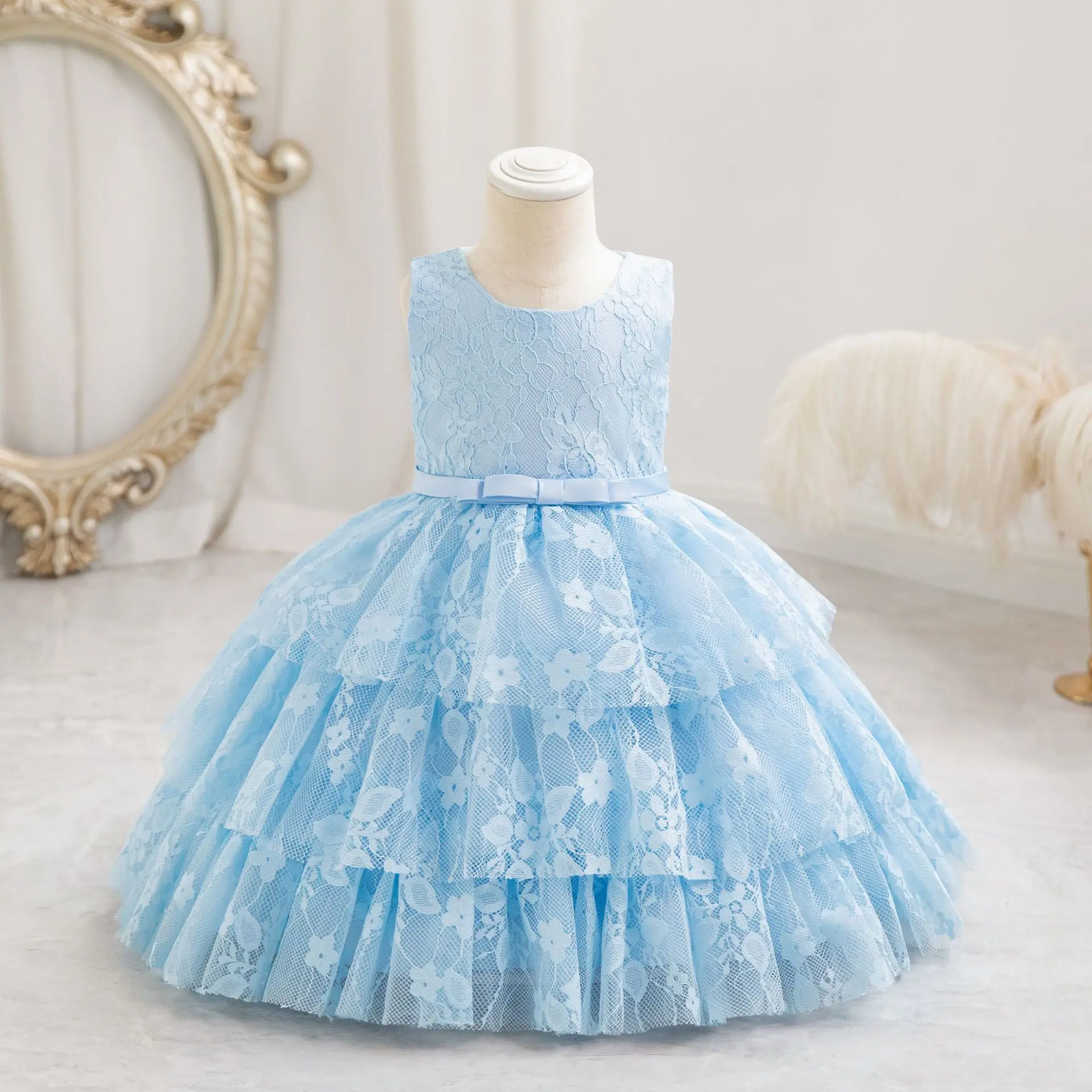 2023 New Baby Girl Children's Dress Dress One Year Old Birthday Dress Lace  Cute Princess Christmas Gift Toddler Newborn Clothing - AliExpress