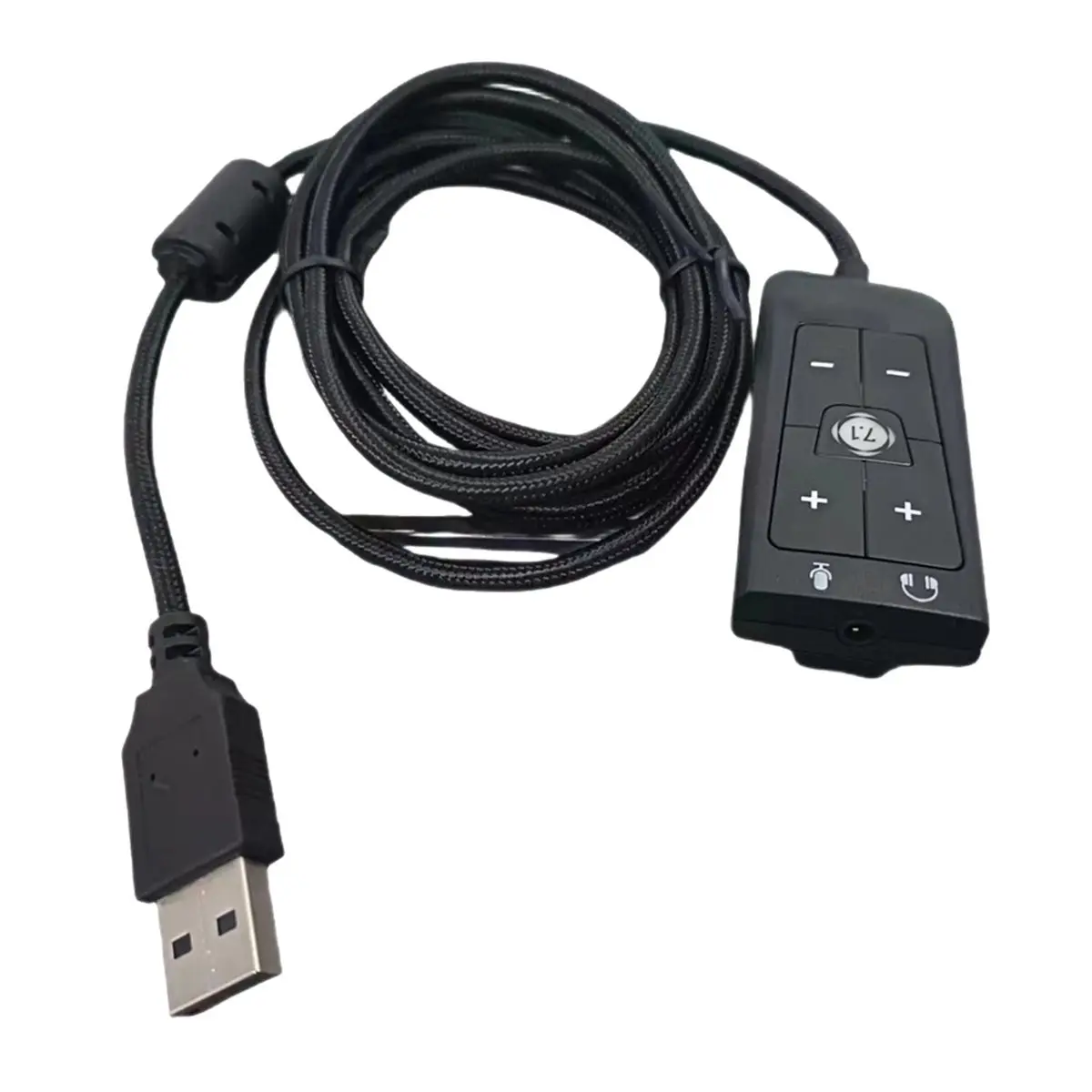 (A96Z) HyperX Cloud II 유선 게이밍 헤드셋용 USB 사운드 카드 어댑터