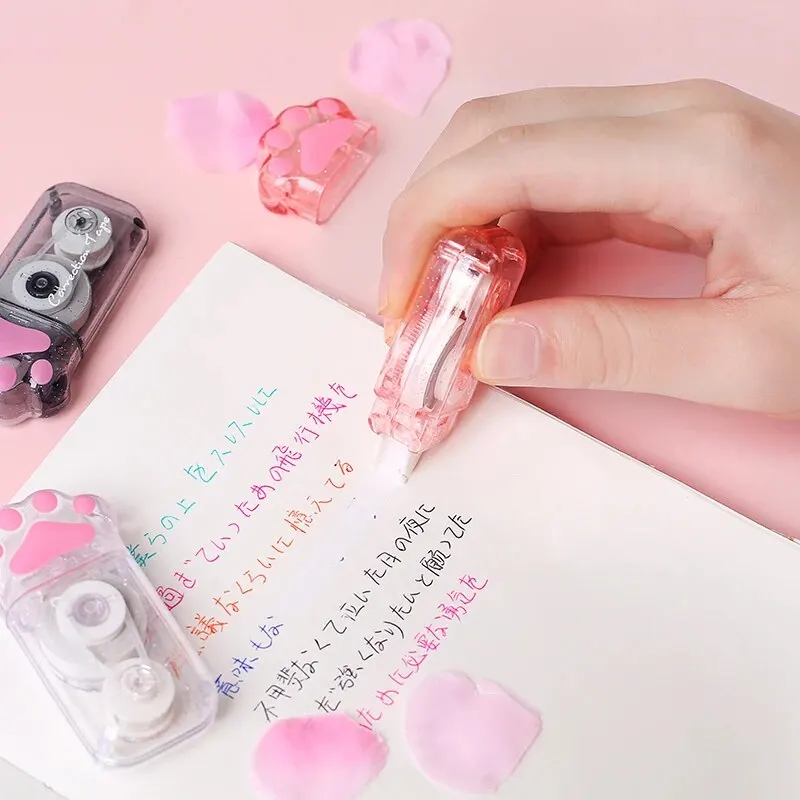 18M Big Capacity Creative Cute Cat Claw Correction Tape Student Kawaii Supplies correction tape