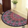 VIKAMA Mandala Semi-Circular Blanket Yoga Room Healing Floor Mat Facecloth Office Entryway Entry Door Blanket Home Decoration 3