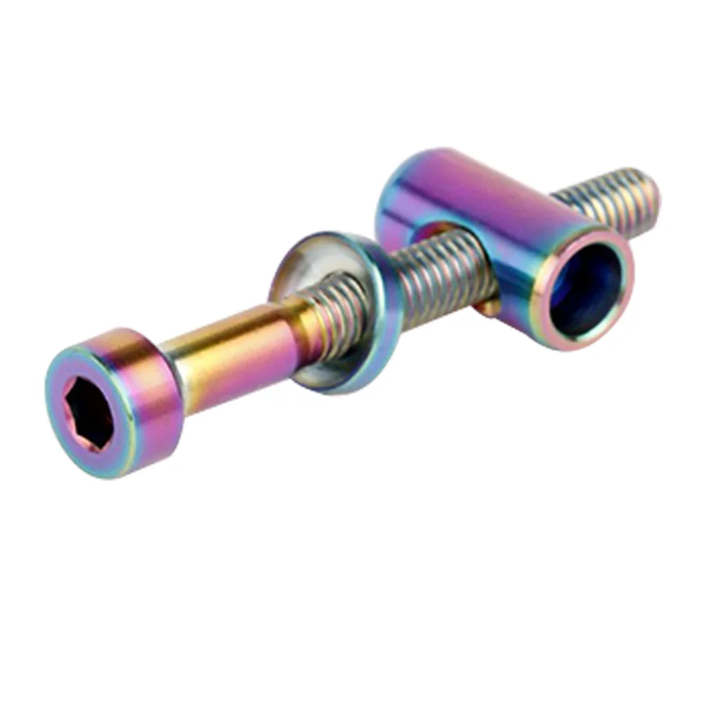 

Mountain Bike Seat Post Screws Seatpost Bolt Fixed Titanium Alloy Repairing Bolts