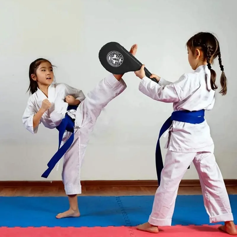 Kick pad 1Pcs Taekwondo Double KickBoxing Bag Training PadTarget Taekwondo Karate MMA Kickboxing Kick Target Pad Swordplay Training Gear