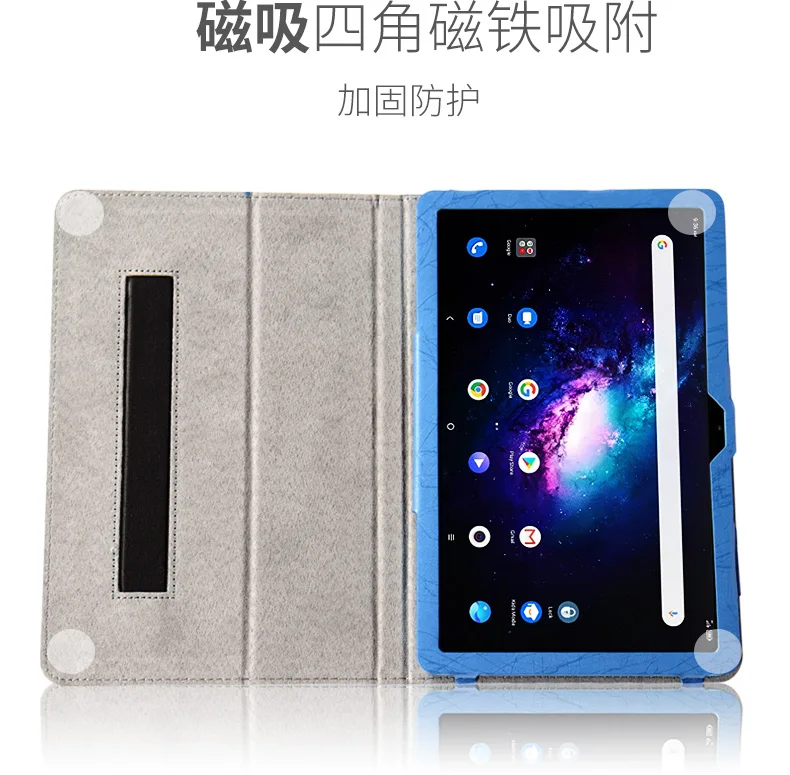 touch pen for android Embossed Funda For BMAX MaxPad I11 10.4" Tablet PC Magnetic Cover Case with Hand Strap tablet holder for bed