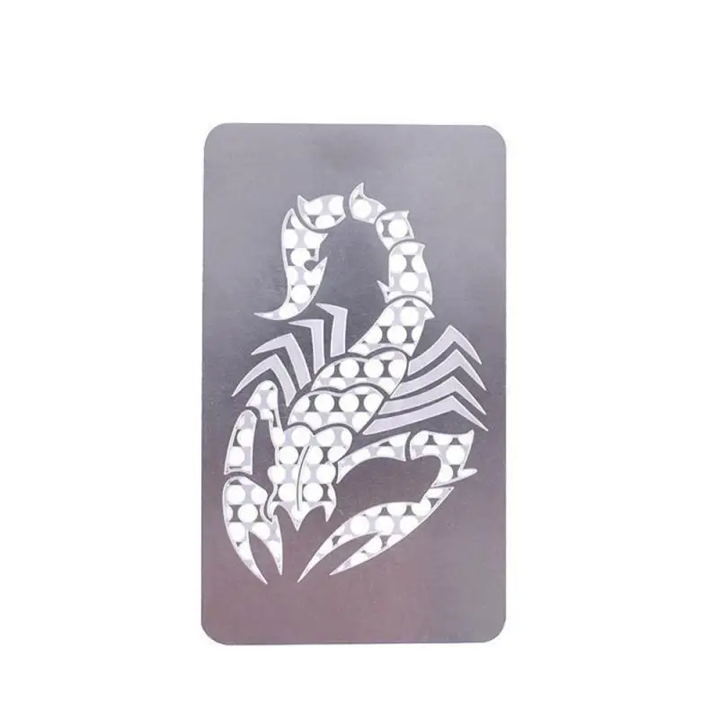 1PC Tobacco Grinder Card Grindering Card Mill Herbal Leaf Tobacco Crusher Card Grinder Grindering Card Cigarette Grinder Card 6
