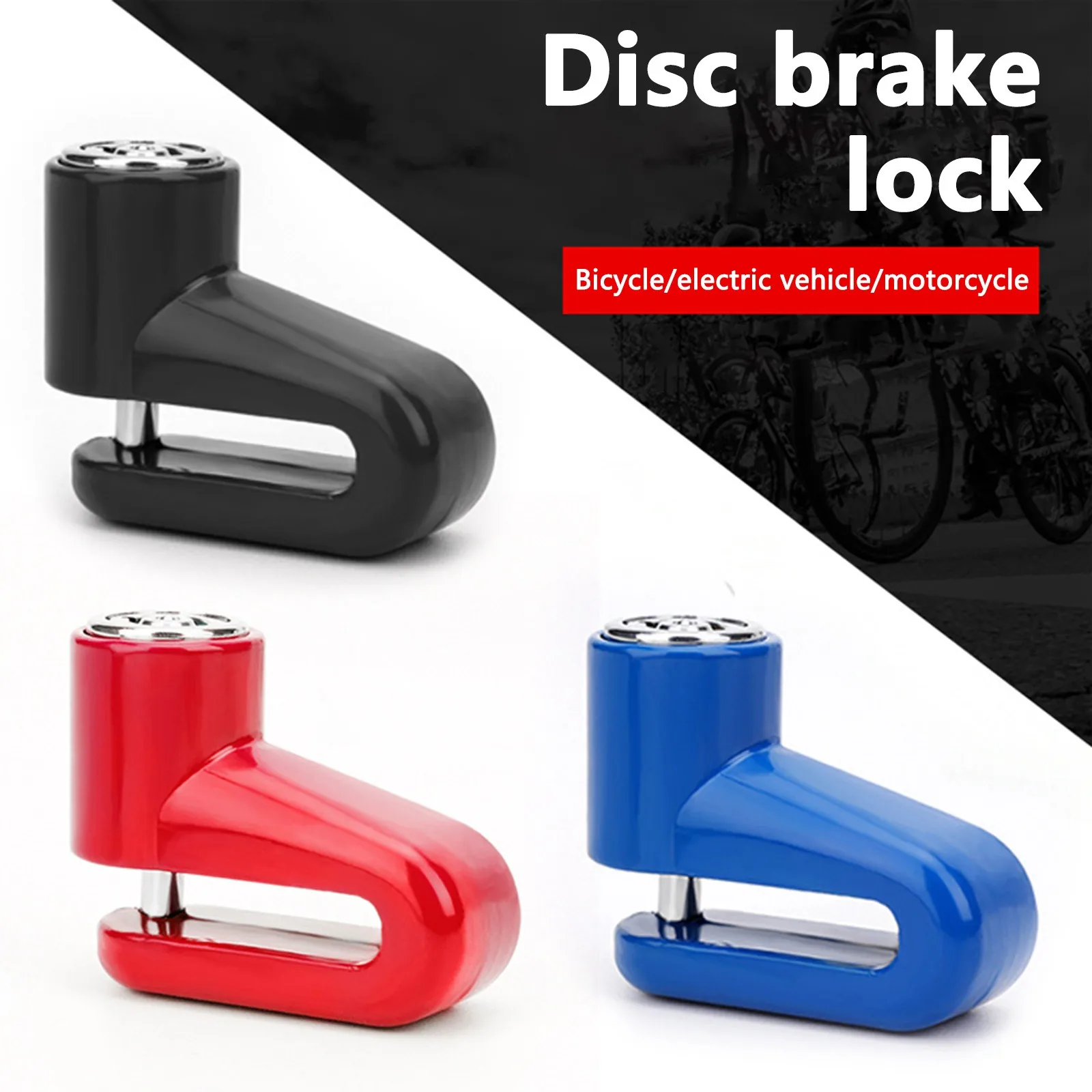 Anti-theft Lock Electric Scooter Disc Brake Lock with Steel Wire Bicycle Mountain Bike Motorcycle Disc Lock Safety Theft Protec