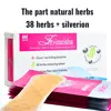 20Pcs/2pack Silver-ion Feminine Hygiene Pads Zimeishu Medical Anion Sanitary Gynecological Pads Cure Care Pearls Vaginal Tampons 1