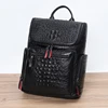 Crocodile Genuine Leather 15.6 inch Laptop Backpack Men Travel Bags Bagpack Waterproof Big Backpack For Teenager Schoolbag 6