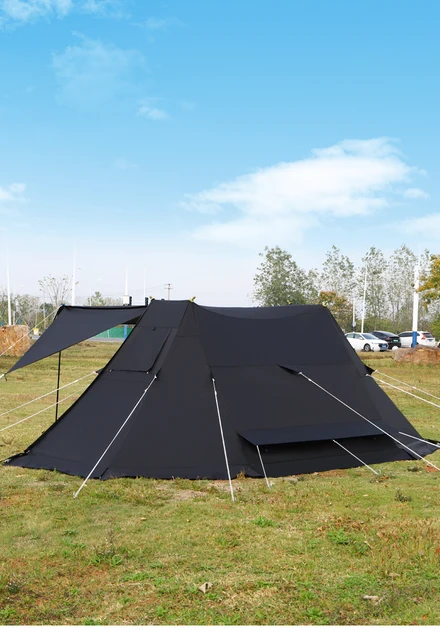 Kaufe Outdoor Bergsteigen Camping Shelter Vorhang Licht Luxus 1-2 Personen  Zelt Oxford Twin Peaks Tourist Glamping Wasserdichte Zelte