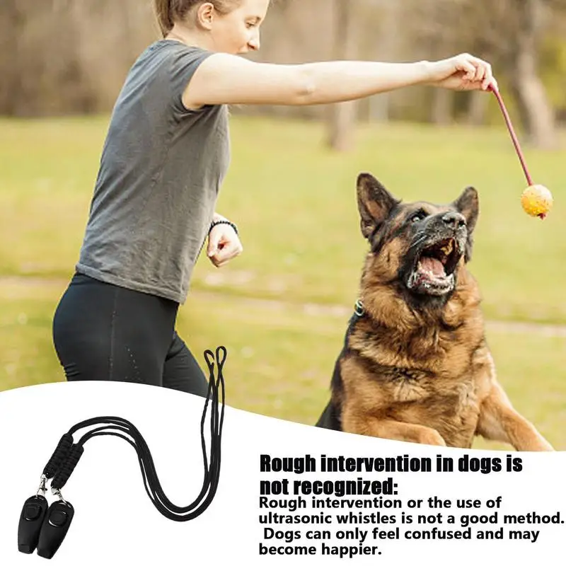 Dog Training Clicker 2Pcs Dogs Click Trainer Aid Tool With Lanyard Portable Dog Supplies For Cat Horse