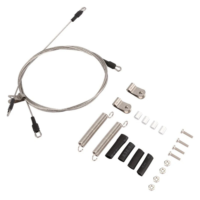 

6X Rc Car Modified Part Steel Rope For 1/10 Rc Crawler Traxxas Trx-4 Trx4 Axial Scx10 D90 D110