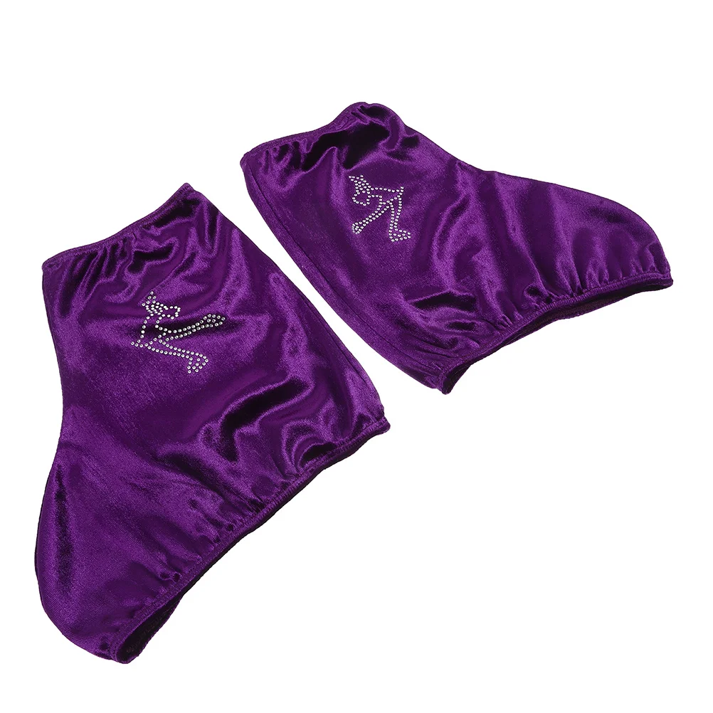 Elastic Skate Shoe Covers M for Kids Adults Ice Roller Hockey Skates Boot Protector Polyester Material Lasting