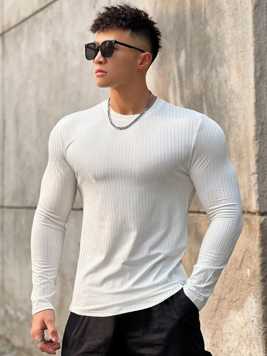 Men's Long Sleeve Bodybuilding Tee 4