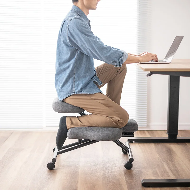 

Kneeling Chair - Home Office Ergonomic Computer Desk Stool Active Sitting Relieving Back And Neck Pain Amp Improving Postu WRXYH