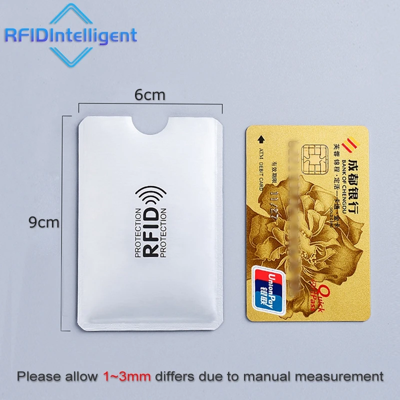 4 Protezioni Per Carte Di Credito RFID/NFC – Blocco Antifurto Contactless, Senza Batterie, Protegge Dati E Documenti