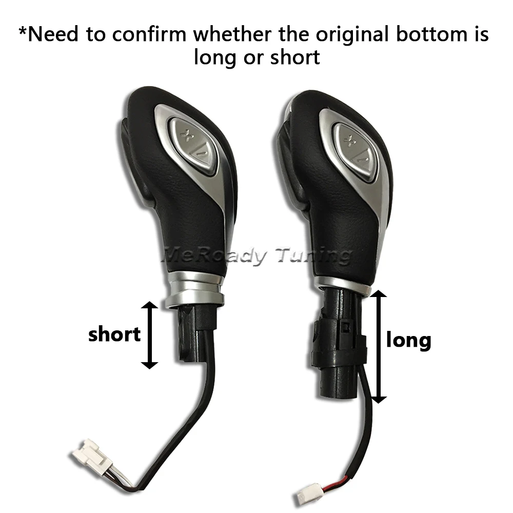 Leather Gear Shift Knob Shifter Lever for Ford Focus 3 Fiesta MK7 Kuga Mondeo Ecosport 2013 2014 2015 2016 2017 Car Accessories