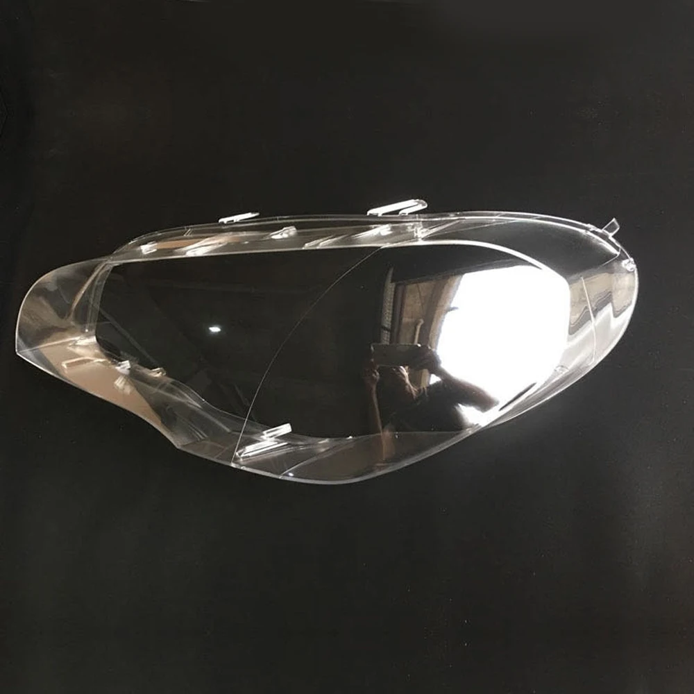 Auto Front Headlight Cover Lens Transparent Glass Headlamps Lampshade Lamp Shell Masks headlight dust cover headlight cover headlight lens cover For BMW X5 E70 2007-2013