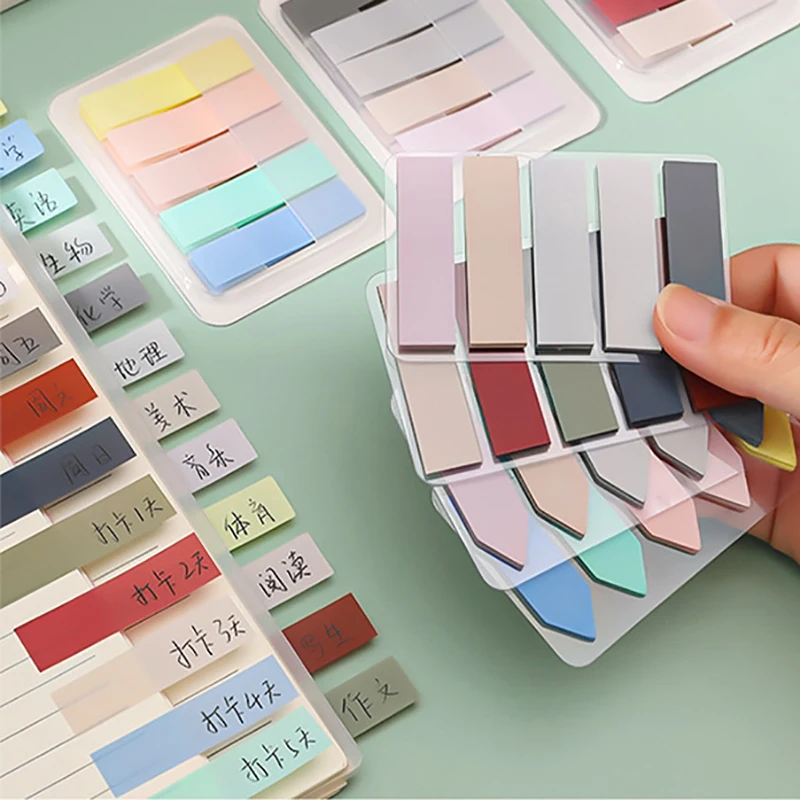 

100 Sheets Index Sticky Notes Memo Pad Bookmarks N Times Sticky Strong stickiness Label School Office Students Stationery Supply