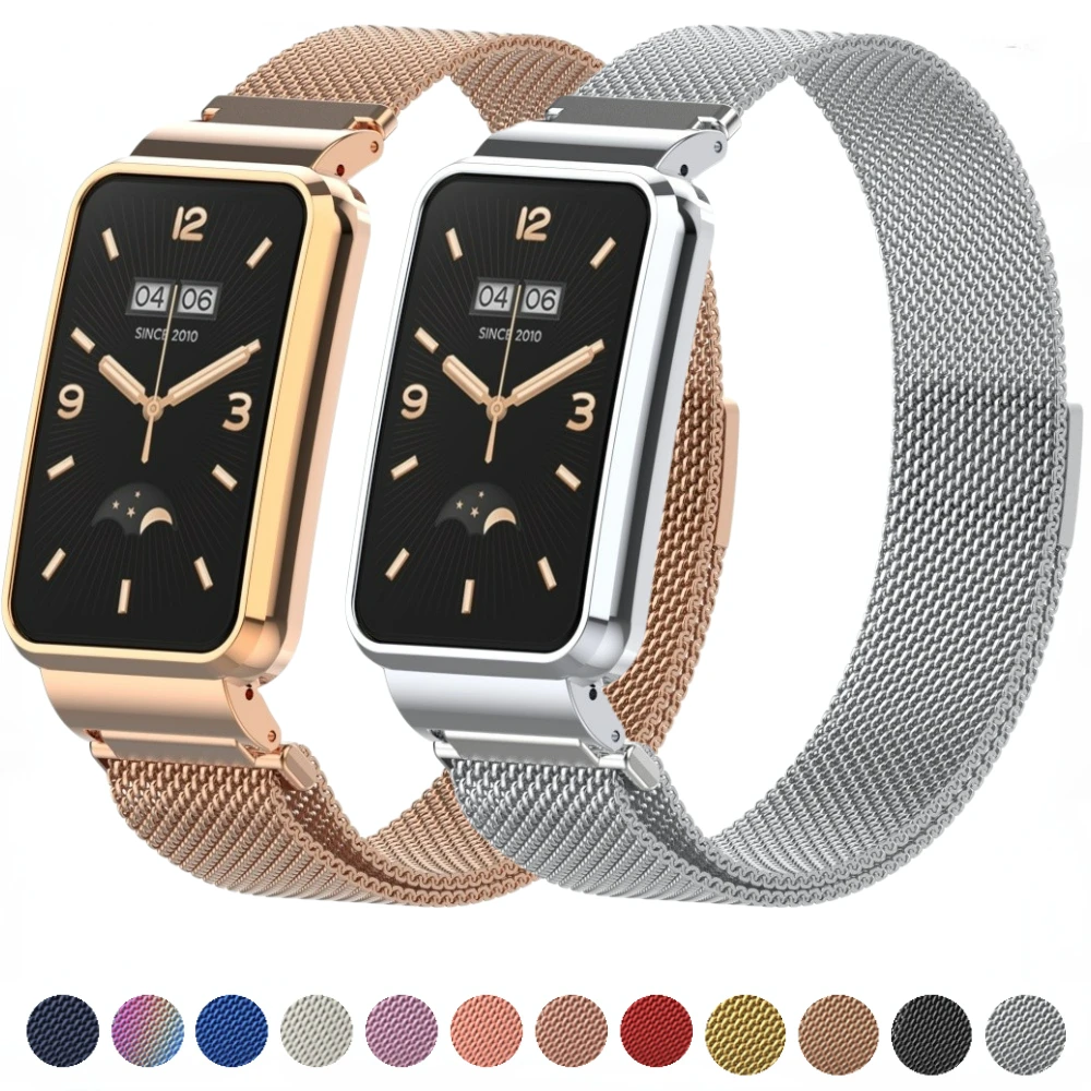 

Milanese Loop Strap For Xiaomi Mi Band 7 Pro Bracelet Smart Watch Replaceable Magnetic Wristband for Mi Band 7 Pro Accessories