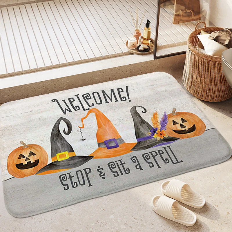 

Bathroom Veranda Mat Welcome Floor Mats Front Door Entrance Carpet for Bedroom Funny Doormat Modern Home Decoration Anime Rug