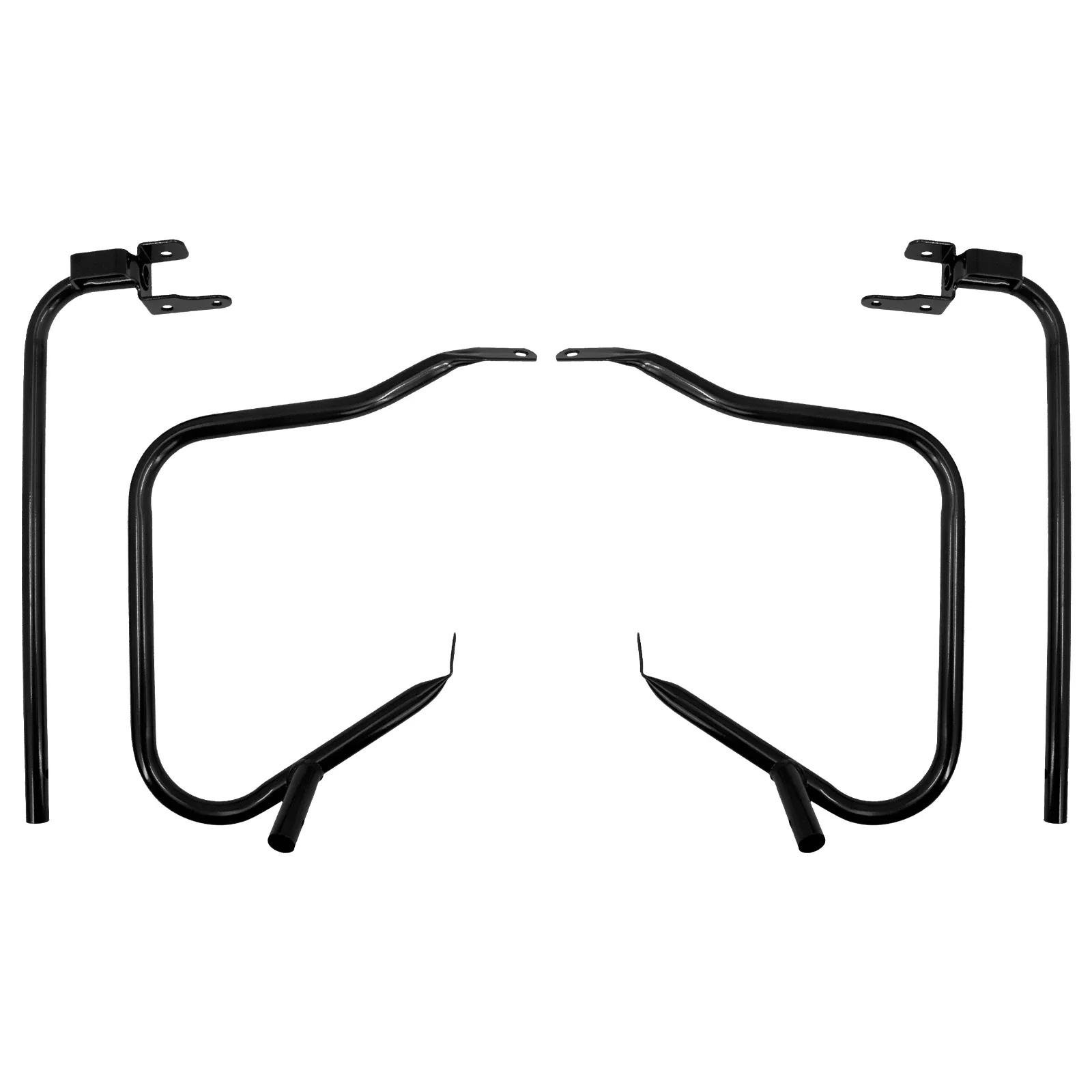 Motorcycle Rear Saddlebag Bracket Guards Support Bars Kit For Harley Touring Electra Street Glide Road King FLHT 2014-motorcycle accessories