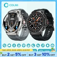 COLMI V69 1.85 Inch HD Bluetooth Call Smart Watch Men Sports Fitness Tracker Heart Monitor 710mAh Smartwatch For XIAOMI Android