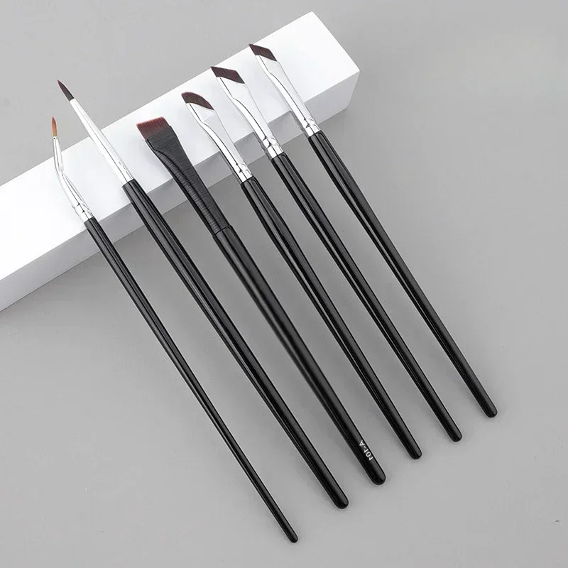 Upgrade Blade Eyeliner Brush Ultra Thin Fine Angle Flat Eyebrow Brush Under The Eyes Place Makeup Brush Precise Detail Brushes