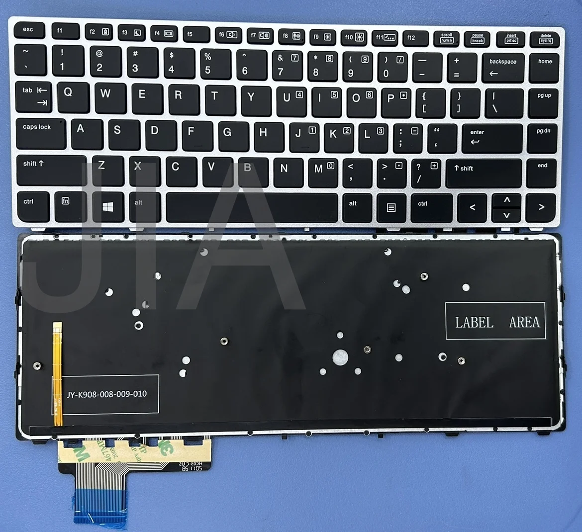 Tastiera Usa Per Hp Per Elitebook Per Folio 9470M 9470 9480 9480M Argento Senza Retroilluminazione Senza Punto