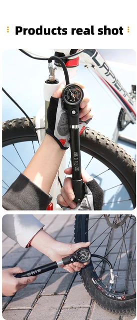 Pompa Per Ammortizzatori Bici - 300 PSI, Per Forcella E Ammortizzatore MTB E Strada, Con Manometro, Leggera E Portatile - Foto 6