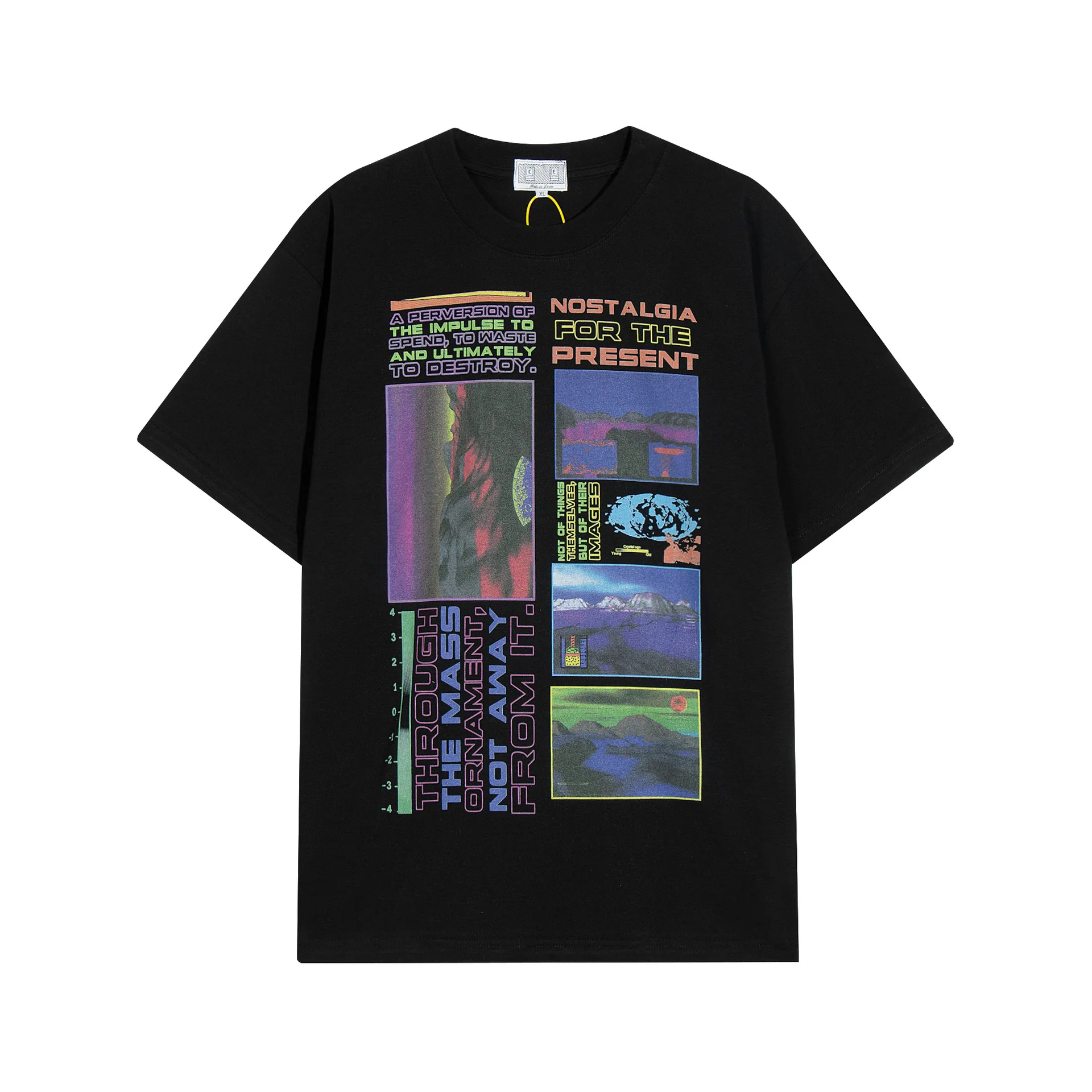 

CAVEMPT C.E T-shirt Men Women 1:1 Landscape Poster Slogan T-shirt CAVEMPT C.E T-shirt
