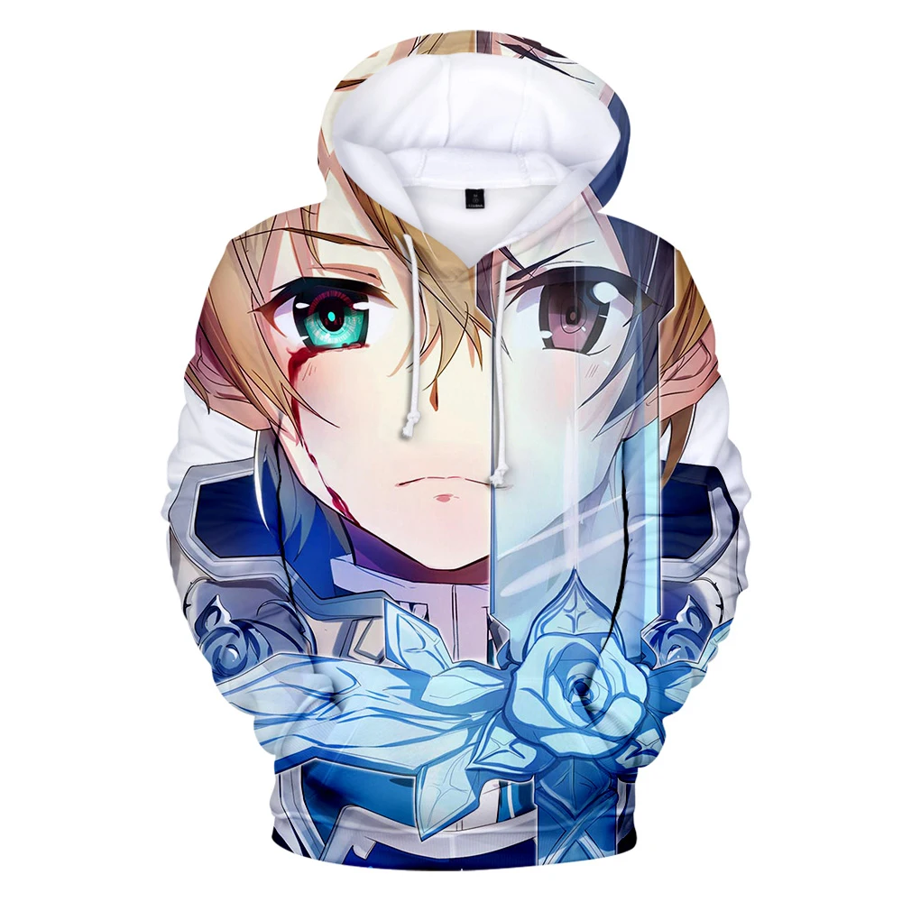 

Sword Art Online Hoodies 3D Print Sweatshirts Boys/Girls Hot Sale Harajuku Fashion Sword Art Online Hoodie Pullovers