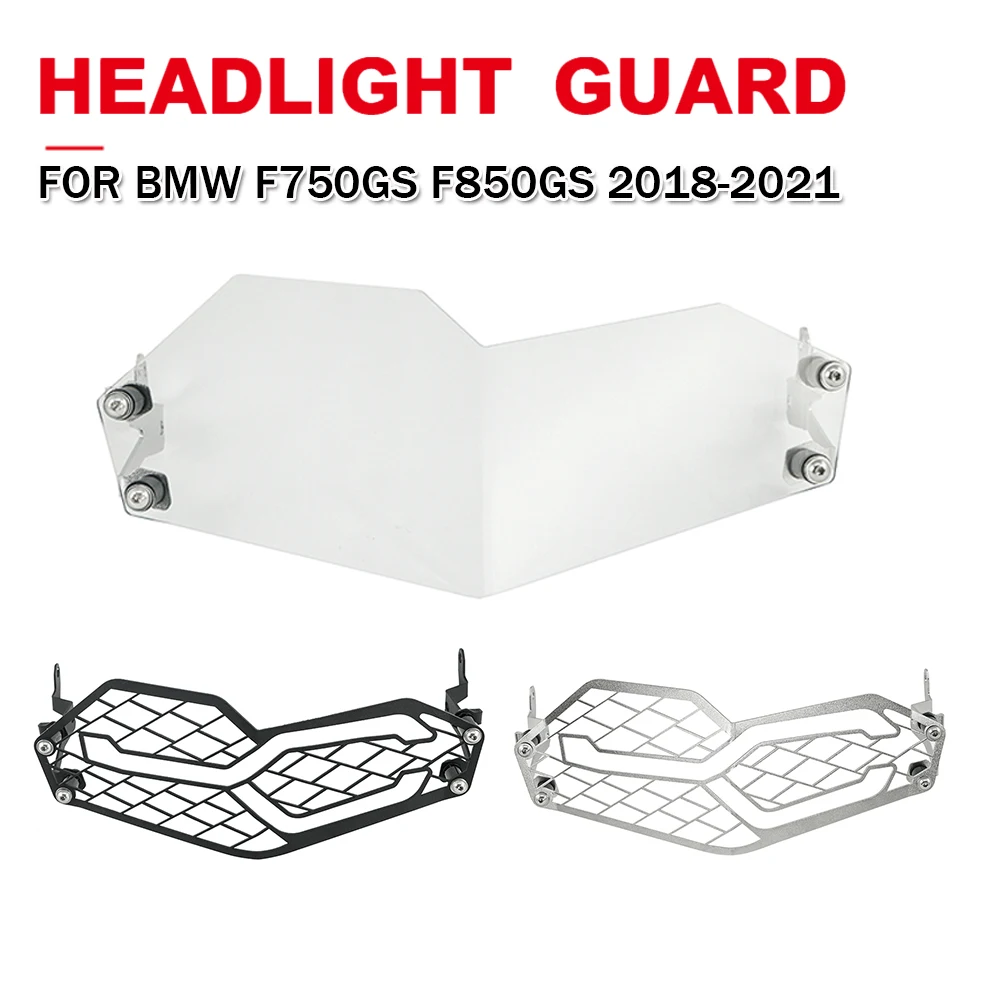 

For BMW F750GS F850GS F850 F750 GS 2018-2021 Motorcycle Headlight Guard Protector Cover Headlamp Protection Acrylic Grille