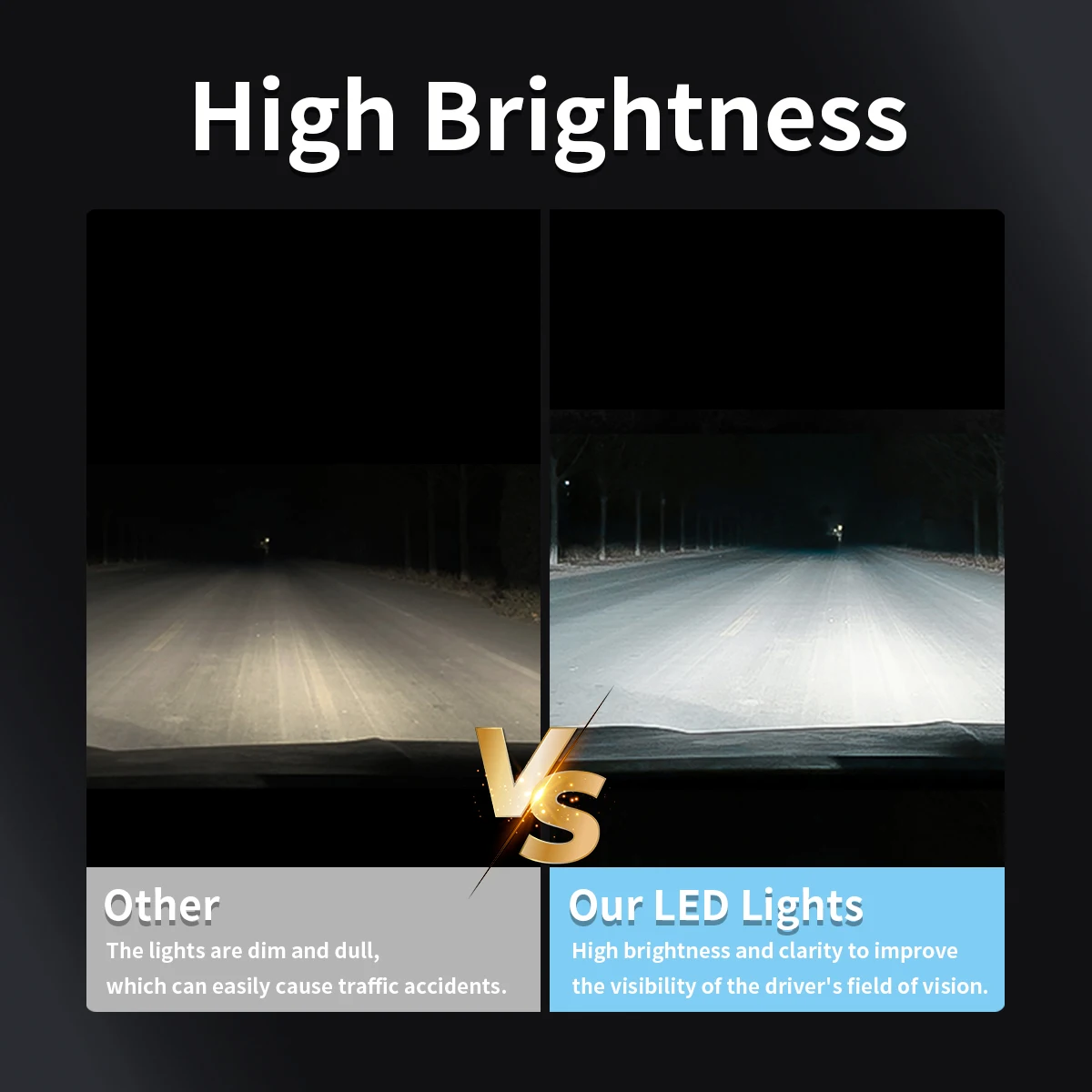 50W 2PCS 새로운 업그레이드 H4 H7 H11 9005 9006 LED 자동차 램프 전구 12V 6000K 헤드라이트 안개등 자동 조명