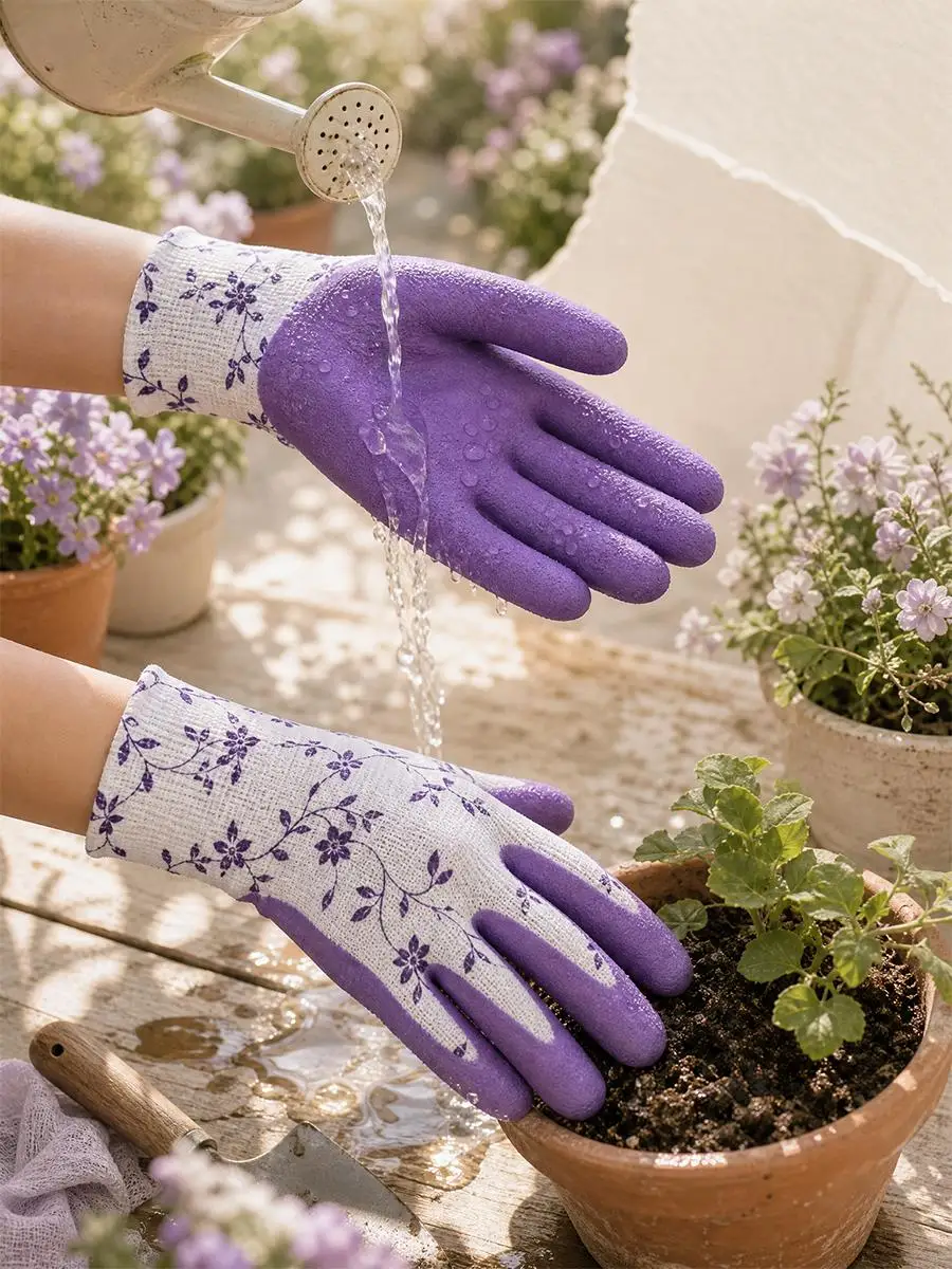 Professional Anti-Slip Stab-Resistant Gardening Gloves - Breathable, Easy-Clean Design