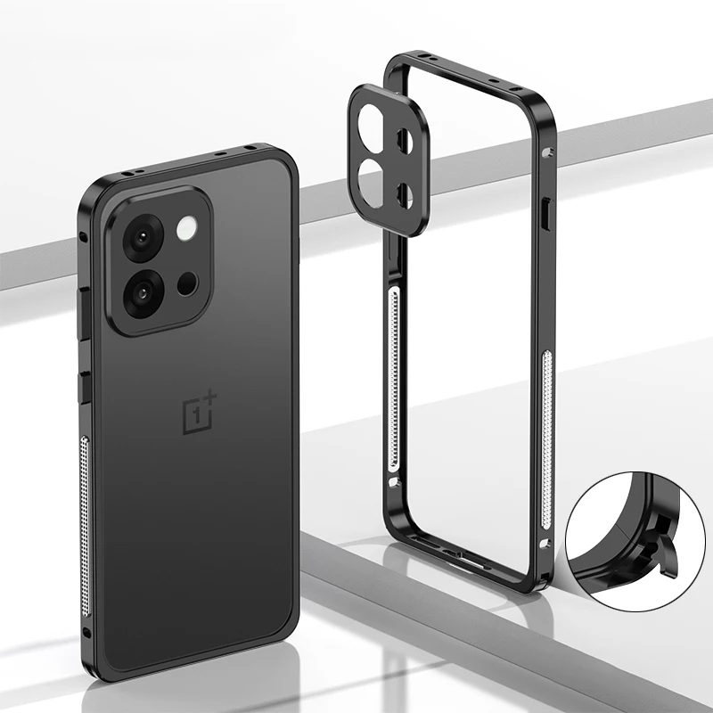 Aluminum Alloy Frame Bumper Phone Case For Oneplus 13R 1+ 13 Metal