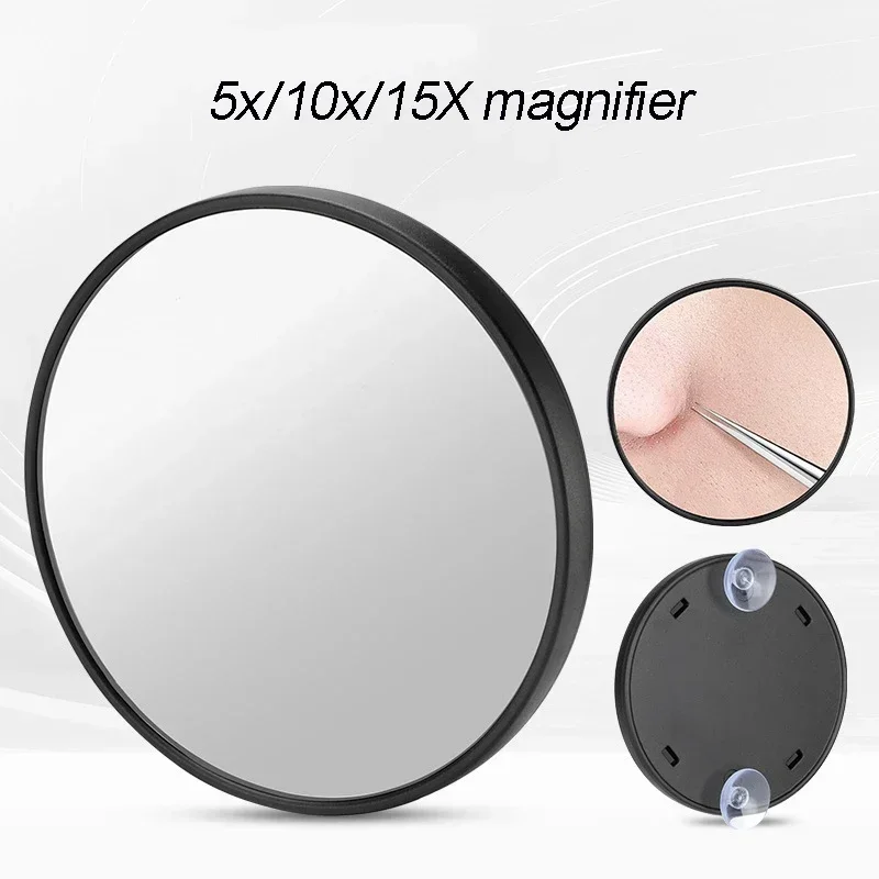 Makeup Mirror Magnifying Mirror Multi-Size High Magnification Blackhead Magnifying Glass Makeup Mirror Female Suction Cup Type Magnifier Portable Mirror