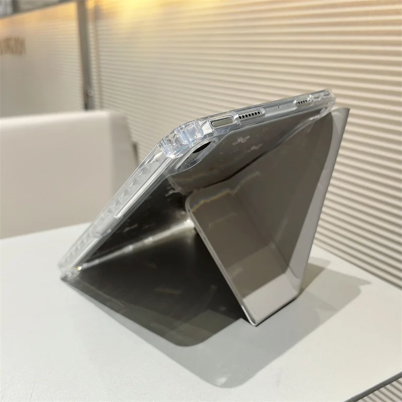 Durable Transparent Tablet Case with Shockproof Protection