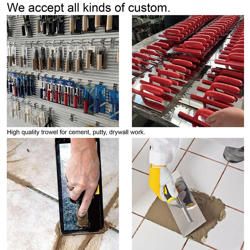 Drywall Scraper Plastering Stainless Steel Trowels Concrete Finishing Wall Scraper Spatula Multiple Specifications 25 26 27 28 30 40cm Hand Tool