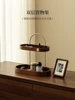 Cosmetics storage box, desktop perfume, lipstick rack, multi-layer solid wood dresser, skin care products, jewelry. 2