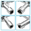 4in1 Silver Key Wrench Electrical Elevator Control Cabinet Valve Inner Triangle Quadrangle Screwdriver Tool Set 6